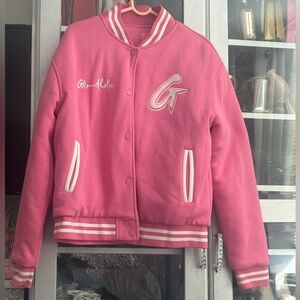 Pink Glamaholic Bomber Jacket